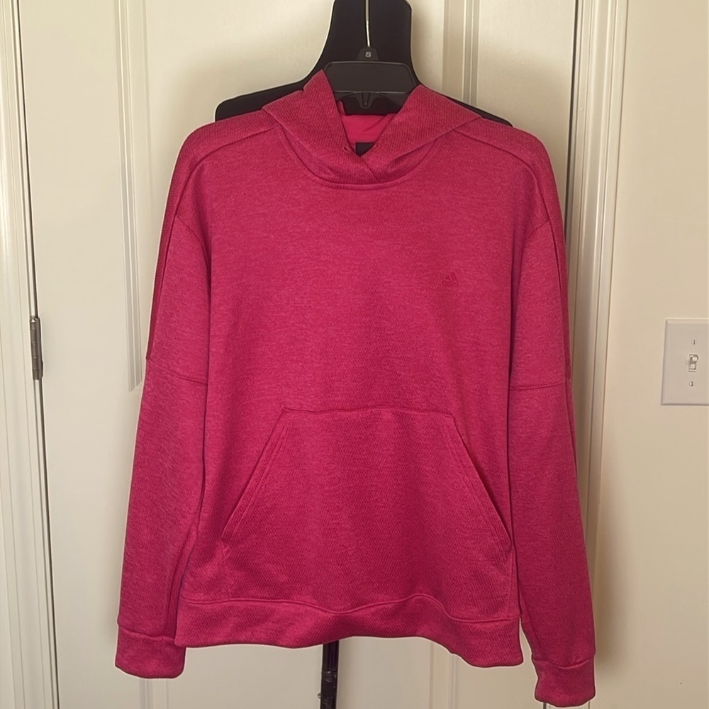 Adidas Pink Pullover Sweatshirt/Hoodie Size XL